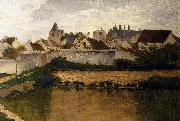 Charles-Francois Daubigny The Village, Auvers-sur-Oise oil painting picture wholesale